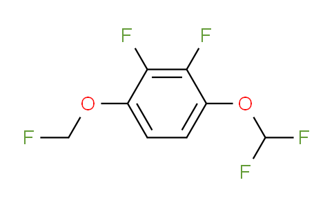 CAS No. 1807175-53-6, 1,2-Difluoro-3-difluoromethoxy-6-(fluoromethoxy)benzene