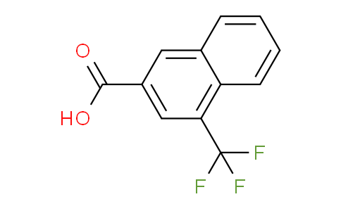CAS No. 1261733-26-9, 1-(Trifluoromethyl)naphthalene-3-carboxylic acid