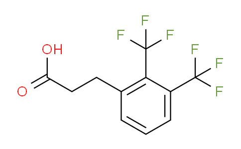 CAS No. 1803745-60-9, (2,3-Bis(trifluoromethyl)phenyl)propanoic acid