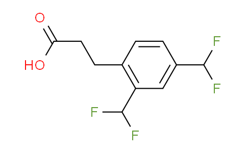 CAS No. 1803848-29-4, (2,4-Bis(difluoromethyl)phenyl)propanoic acid