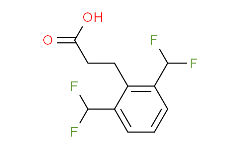 CAS No. 1804502-67-7, (2,6-Bis(difluoromethyl)phenyl)propanoic acid