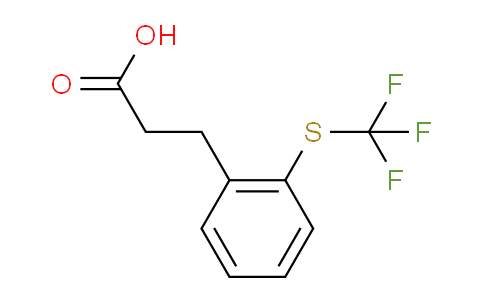 CAS No. 1806517-17-8, (2-(Trifluoromethylthio)phenyl)propanoic acid