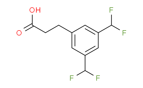 CAS No. 1807045-74-4, (3,5-Bis(difluoromethyl)phenyl)propanoic acid