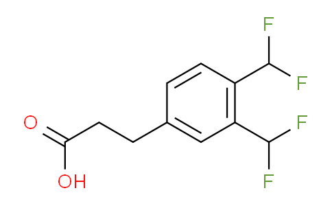 CAS No. 1806535-26-1, (3,4-Bis(difluoromethyl)phenyl)propanoic acid