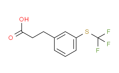 CAS No. 1804037-82-8, (3-(Trifluoromethylthio)phenyl)propanoic acid