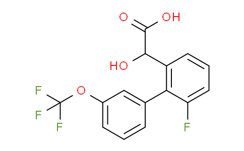CAS No. 1261831-78-0, (6-Fluoro-3'-(trifluoromethoxy)biphenyl-2-yl)-hydroxyacetic acid