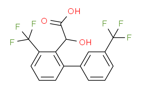 CAS No. 1261625-52-8, (3,3'-Bis(trifluoromethyl)biphenyl-2-yl)-hydroxy-acetic acid