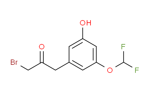 CAS No. 1804189-96-5, 1-Bromo-3-(3-(difluoromethoxy)-5-hydroxyphenyl)propan-2-one