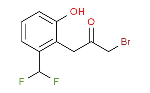 CAS No. 1804168-07-7, 1-Bromo-3-(2-(difluoromethyl)-6-hydroxyphenyl)propan-2-one
