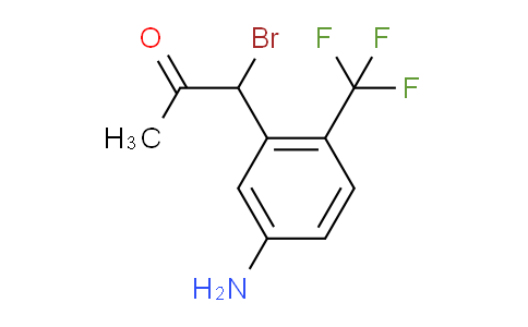 CAS No. 1804221-23-5, 1-(5-Amino-2-(trifluoromethyl)phenyl)-1-bromopropan-2-one