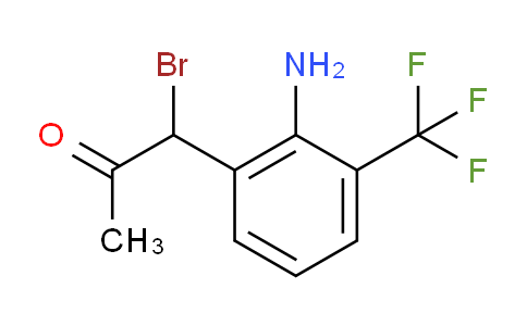 CAS No. 1804221-19-9, 1-(2-Amino-3-(trifluoromethyl)phenyl)-1-bromopropan-2-one