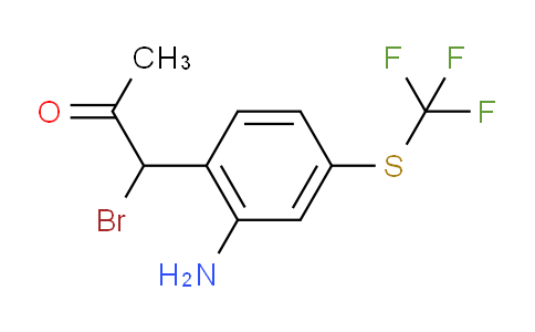 CAS No. 1803805-64-2, 1-(2-Amino-4-(trifluoromethylthio)phenyl)-1-bromopropan-2-one