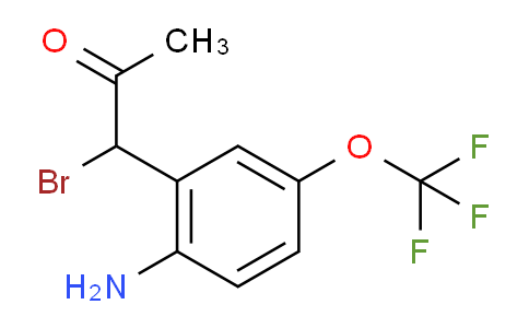 CAS No. 1807109-47-2, 1-(2-Amino-5-(trifluoromethoxy)phenyl)-1-bromopropan-2-one