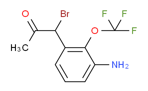 CAS No. 1803837-02-6, 1-(3-Amino-2-(trifluoromethoxy)phenyl)-1-bromopropan-2-one