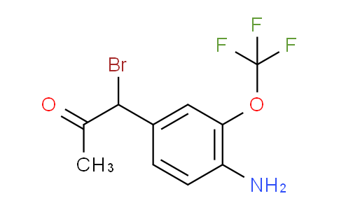 CAS No. 1804043-01-3, 1-(4-Amino-3-(trifluoromethoxy)phenyl)-1-bromopropan-2-one