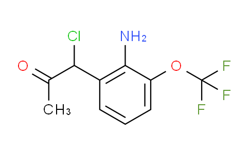 CAS No. 1804216-80-5, 1-(2-Amino-3-(trifluoromethoxy)phenyl)-1-chloropropan-2-one