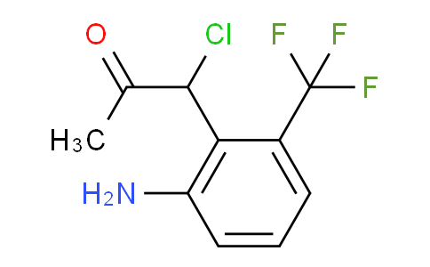 CAS No. 1804508-05-1, 1-(2-Amino-6-(trifluoromethyl)phenyl)-1-chloropropan-2-one