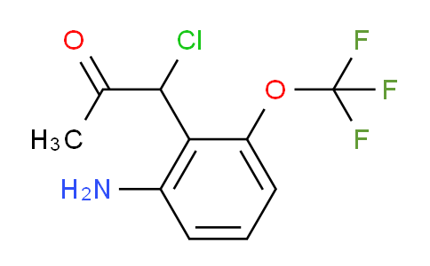 CAS No. 1803837-27-5, 1-(2-Amino-6-(trifluoromethoxy)phenyl)-1-chloropropan-2-one