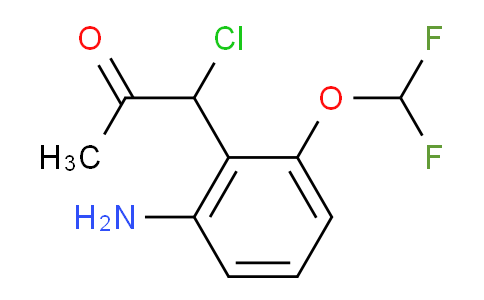 CAS No. 1804205-78-4, 1-(2-Amino-6-(difluoromethoxy)phenyl)-1-chloropropan-2-one