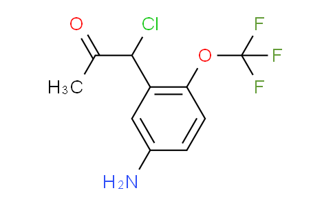 CAS No. 1803837-35-5, 1-(5-Amino-2-(trifluoromethoxy)phenyl)-1-chloropropan-2-one