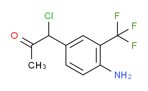 CAS No. 1804221-38-2, 1-(4-Amino-3-(trifluoromethyl)phenyl)-1-chloropropan-2-one