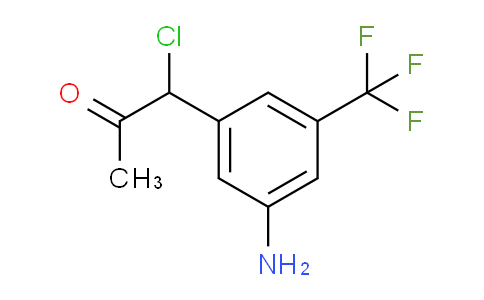CAS No. 1803805-40-4, 1-(3-Amino-5-(trifluoromethyl)phenyl)-1-chloropropan-2-one