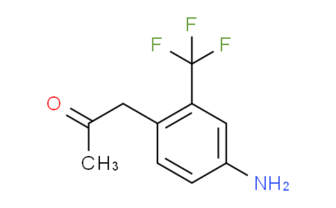 CAS No. 1804043-37-5, 1-(4-Amino-2-(trifluoromethyl)phenyl)propan-2-one
