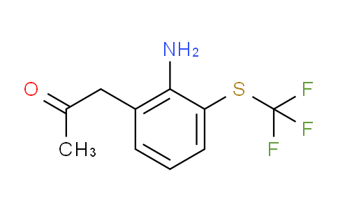 CAS No. 1803838-95-0, 1-(2-Amino-3-(trifluoromethylthio)phenyl)propan-2-one