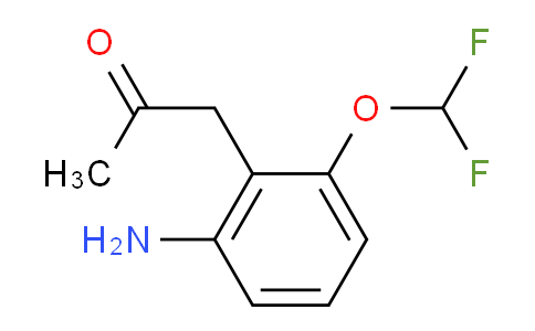 CAS No. 1803842-58-1, 1-(2-Amino-6-(difluoromethoxy)phenyl)propan-2-one