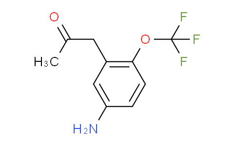 CAS No. 1803860-71-0, 1-(5-Amino-2-(trifluoromethoxy)phenyl)propan-2-one