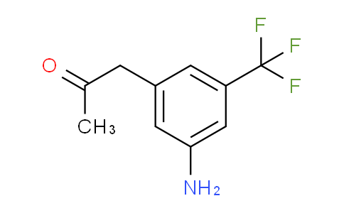 CAS No. 1803805-23-3, 1-(3-Amino-5-(trifluoromethyl)phenyl)propan-2-one