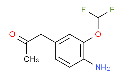 CAS No. 1803842-71-8, 1-(4-Amino-3-(difluoromethoxy)phenyl)propan-2-one