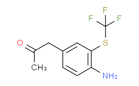 CAS No. 1803840-23-4, 1-(4-Amino-3-(trifluoromethylthio)phenyl)propan-2-one