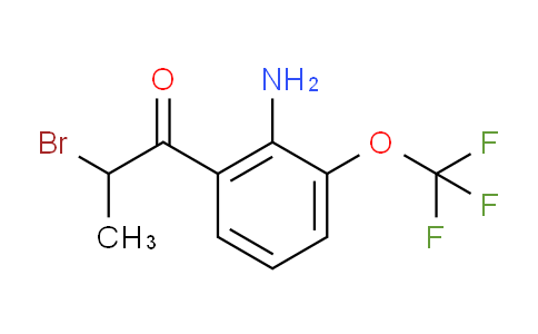 CAS No. 1806520-91-1, 1-(2-Amino-3-(trifluoromethoxy)phenyl)-2-bromopropan-1-one