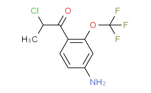 DY724608 | 1803860-58-3 | 1-(4-Amino-2-(trifluoromethoxy)phenyl)-2-chloropropan-1-one