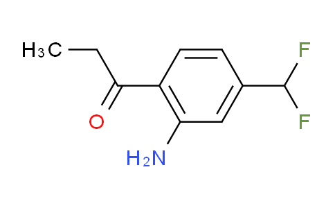 CAS No. 1804221-97-3, 1-(2-Amino-4-(difluoromethyl)phenyl)propan-1-one