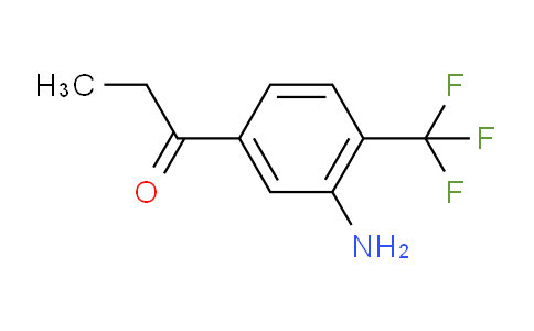 CAS No. 1803838-31-4, 1-(3-Amino-4-(trifluoromethyl)phenyl)propan-1-one