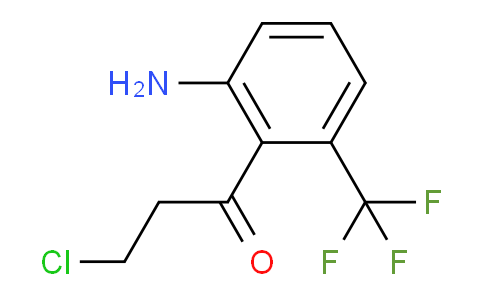 CAS No. 1803805-19-7, 1-(2-Amino-6-(trifluoromethyl)phenyl)-3-chloropropan-1-one