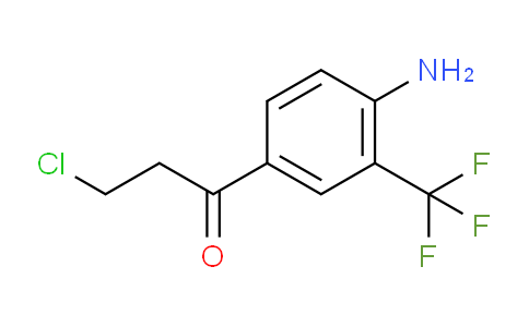 CAS No. 1807110-31-1, 1-(4-Amino-3-(trifluoromethyl)phenyl)-3-chloropropan-1-one
