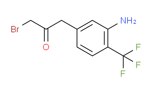 CAS No. 1803805-31-3, 1-(3-Amino-4-(trifluoromethyl)phenyl)-3-bromopropan-2-one