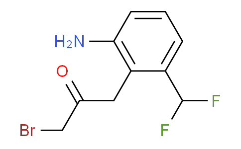 CAS No. 1804206-32-3, 1-(2-Amino-6-(difluoromethyl)phenyl)-3-bromopropan-2-one