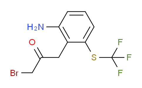CAS No. 1803805-65-3, 1-(2-Amino-6-(trifluoromethylthio)phenyl)-3-bromopropan-2-one