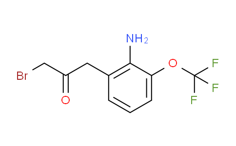 CAS No. 1804043-04-6, 1-(2-Amino-3-(trifluoromethoxy)phenyl)-3-bromopropan-2-one