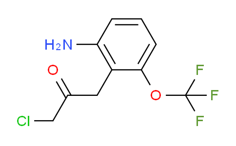 CAS No. 1804043-19-3, 1-(2-Amino-6-(trifluoromethoxy)phenyl)-3-chloropropan-2-one
