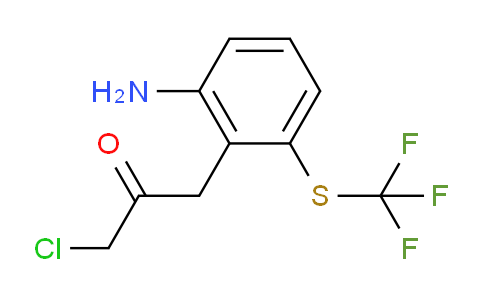 CAS No. 1804043-67-1, 1-(2-Amino-6-(trifluoromethylthio)phenyl)-3-chloropropan-2-one