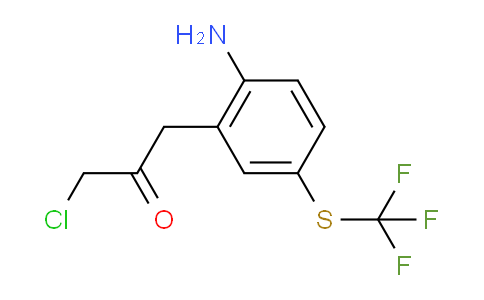 CAS No. 1806522-34-8, 1-(2-Amino-5-(trifluoromethylthio)phenyl)-3-chloropropan-2-one