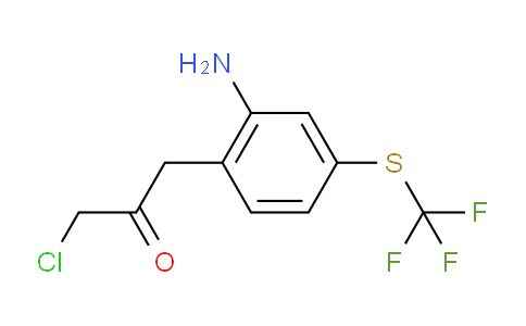 CAS No. 1804508-91-5, 1-(2-Amino-4-(trifluoromethylthio)phenyl)-3-chloropropan-2-one
