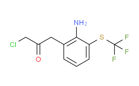 CAS No. 1806552-12-4, 1-(2-Amino-3-(trifluoromethylthio)phenyl)-3-chloropropan-2-one