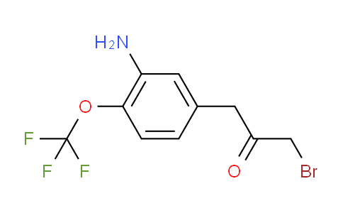 CAS No. 1804043-09-1, 1-(3-Amino-4-(trifluoromethoxy)phenyl)-3-bromopropan-2-one