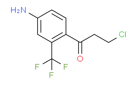 CAS No. 1803839-97-5, 1-(4-Amino-2-(trifluoromethyl)phenyl)-3-chloropropan-1-one